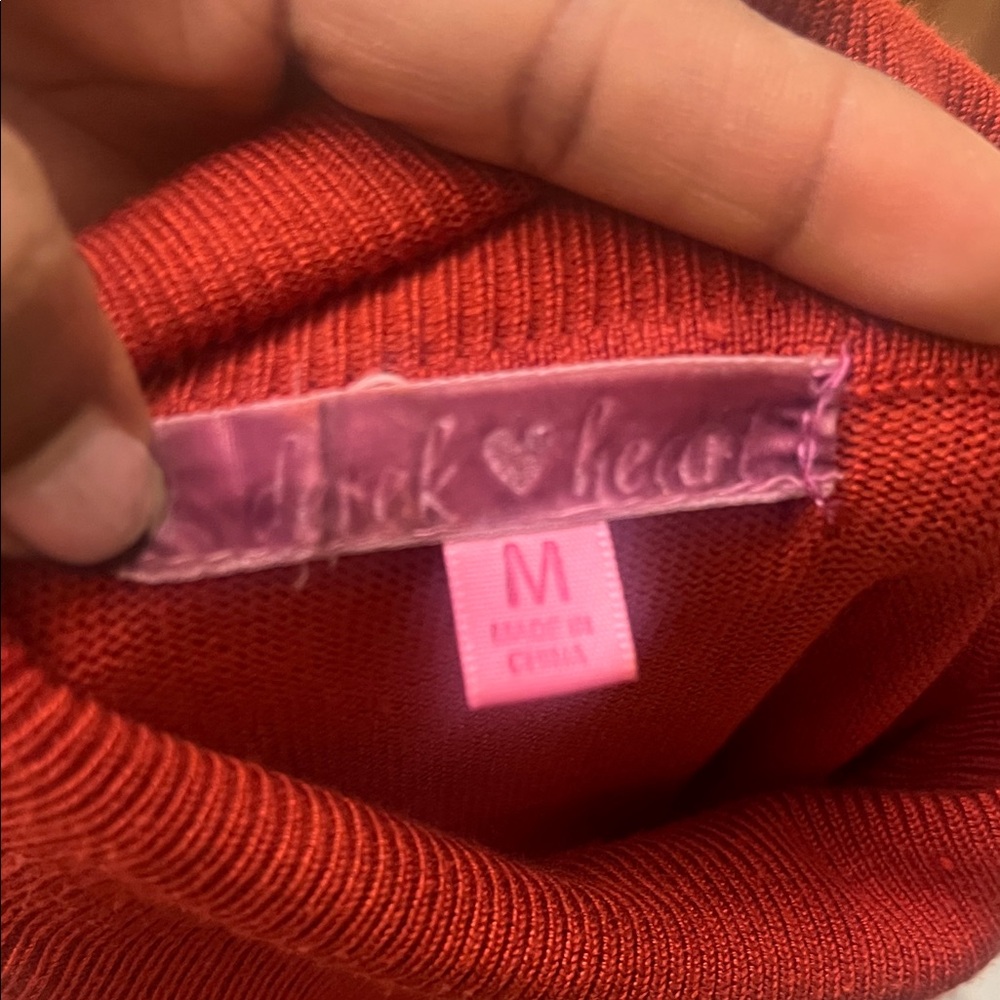 Women's Red Sweater